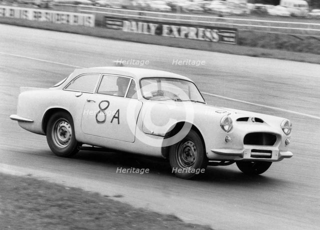 Warwick GT, S.Hill at Silverstone 1961. Creator: Unknown.