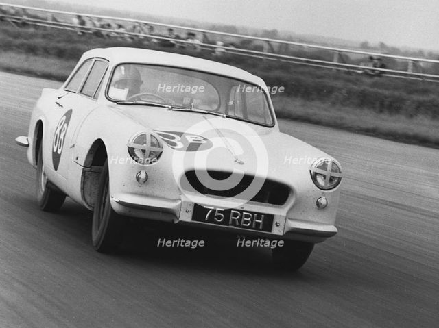 Warwick GT, S.Hill at Silverstone 1961. Creator: Unknown.