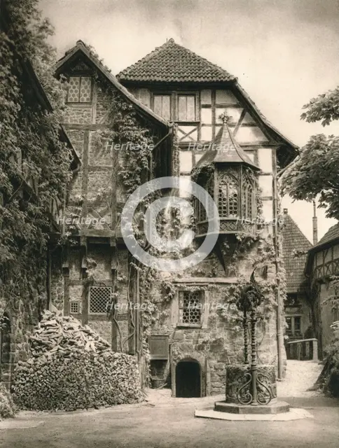 'Wartburg - Courtyard', 1931. Artist: Kurt Hielscher.