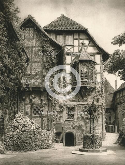 'Wartburg - Courtyard', 1931. Artist: Kurt Hielscher.