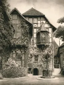 Wartburg - Courtyard 1931. Artist: Kurt Hielscher