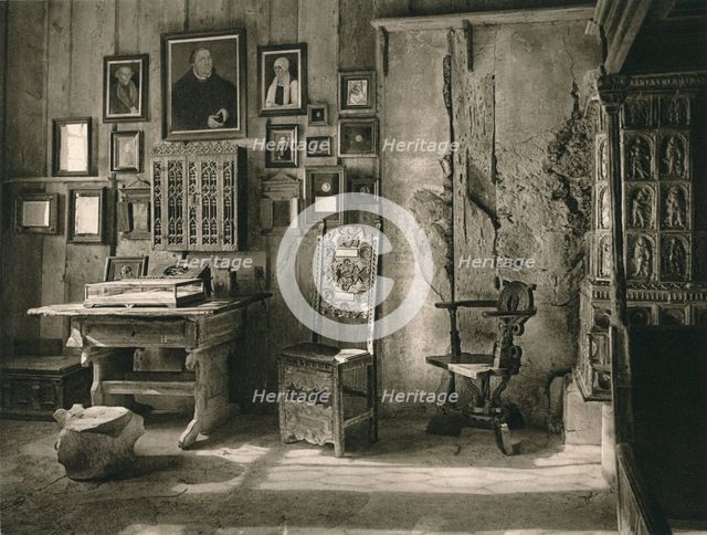 'Wartburg. Luther's room', 1931. Artist: Kurt Hielscher.