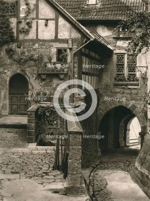 'Wartburgwinkel. Corner of the Wartburg', 1931. Artist: Kurt Hielscher.
