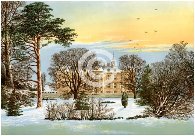 Warter Priory, near Pocklington, Yorkshire, home of the Wilson family, c1880. Artist: Unknown