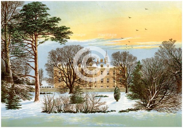 Warter Priory, near Pocklington, Yorkshire, home of the Wilson family, c1880. Artist: Unknown