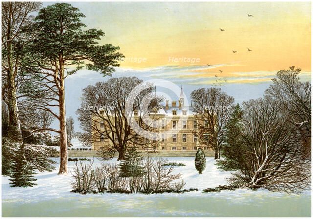 Warter Priory, near Pocklington, Yorkshire, home of the Wilson family, c1880. Artist: Unknown