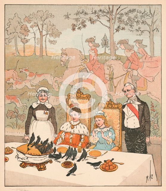 'Was not that a dainty Dish To set before the King?', 1880. Creator: Randolph Caldecott.