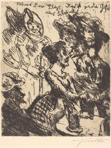Was der blitz! Das ist ja die gustel von blasewitz ("What's That! It's Gustel von Blasewitz"), 1923. Creator: Lovis Corinth