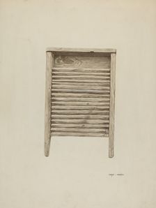 Wash Board, c. 1940. Creator: Mary Hansen