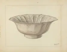 Wash Bowl, c. 1953. Creator: Frank Fumagalli