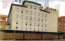Washburn A flour mill, Minneapolis, Minnesota, USA, 1910