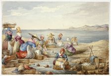 Washerwoman at Nice, February 1842. Creator: Elizabeth Murray
