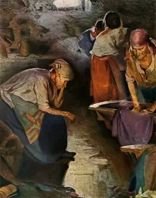 Washerwomen 1901, (1965). Creator: Abram Arkhipov