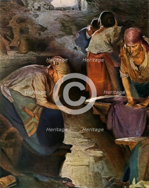 'Washerwomen', 1901, (1965). Creator: Abram Arkhipov.