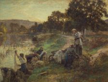 Washerwomen, 1903. Creator: Leon-Augustin Lhermitte