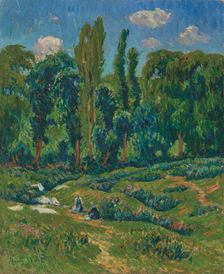 Washerwomen, 1907. Creator: Moret, Henry (1856-1913)