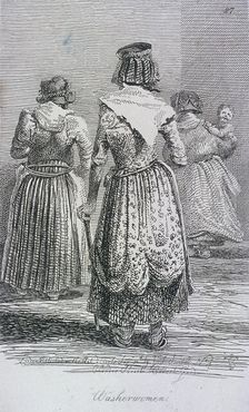 Washerwomen Cries of London, (c1819?). Artist: John Thomas Smith