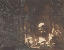 Washerwomen in a Ruined Gallery, ca. 1760. Creator: Hubert Robert