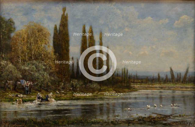 Washerwomen in Vichy.
