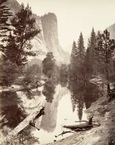 Washington Tower, Yosemite, ca. 1872, printed ca. 1876. Creator: Attributed to Carleton E. Watkins