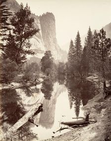 Washington Tower, Yosemite, ca. 1872, printed ca. 1876. Creator: Attributed to Carleton E. Watkins