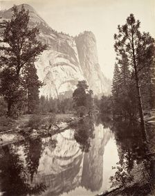 Washington Tower, Yosemite, ca. 1872, printed ca. 1876. Creator: Attributed to Carleton E. Watkins