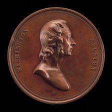 Washington Allston, 1779-1843, Painter [obverse], 1847. Creator: Charles Cushing Wright