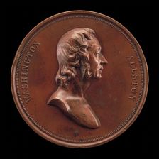 Washington Allston, 1779-1843, Painter [obverse], 1847. Creator: Charles Cushing Wright