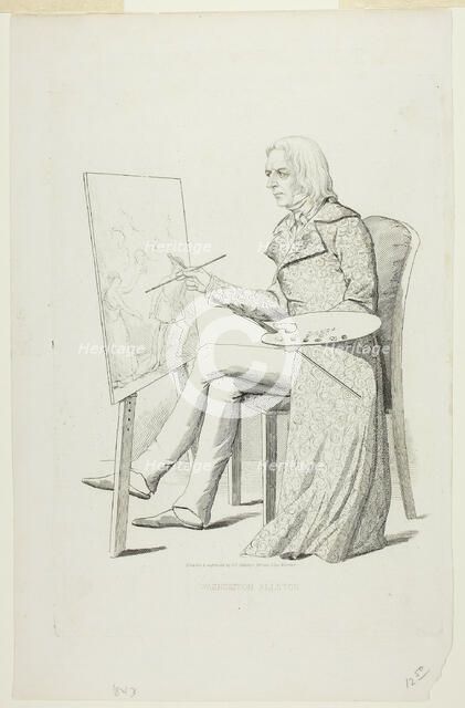 Washington Allston, 1843. Creator: David Claypoole Johnston.