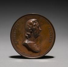 Washington Allston Medal, 1847. Creator: Charles Cushing Wright (American, 1853)