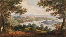 Washington and Georgetown from the Alexandria Road, 1811-ca. 1813. Creator: Pavel Petrovic Svin'in