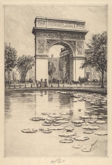 Washington Arch, 1909. Creator: Charles Frederick William Mielatz