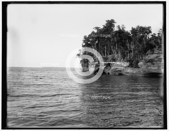 Washington Arch, Apostle Islands, Lake Superior, between 1880 and 1899. Creator: Unknown.