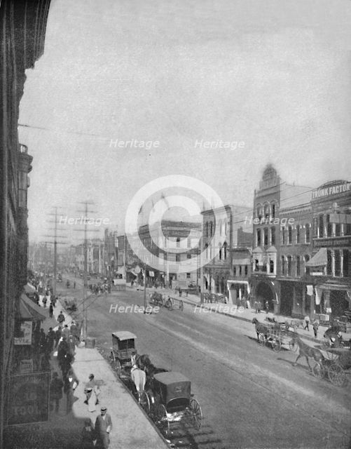 'Washington Avenue, Minneapolis, Minnesota', c1897. Creator: Unknown.