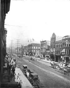 Washington Avenue, Minneapolis, Minnesota, USA, c1900. Creator: Unknown