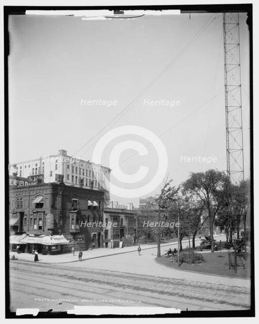 Washington Boulevard, Detroit, Mich., between 1900 and 1906. Creator: Unknown.