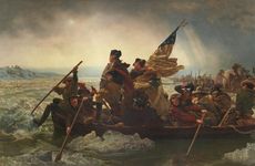 Gallery image of Washington Crossing the Delaware, 1851. Creator: Emanuel Gottlieb Leutze.