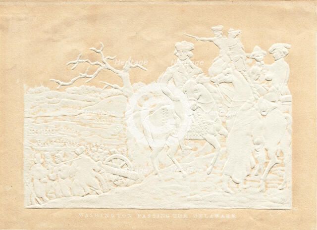 Washington Crossing the Delaware, 18th-19th century. Creator: Robert Lovett.