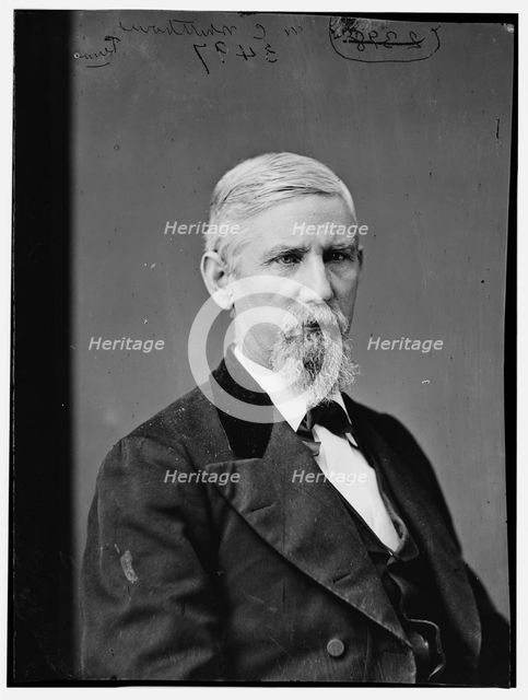 Washington Curran Whitthorne of Tennessee, between 1870 and 1880. Creator: Unknown.