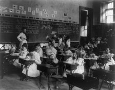 Washington, D.C., Fifth division grade school, (1899?). Creator: Frances Benjamin Johnston