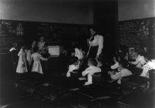 Washington, D.C. Public Schools - classroom scenes and school activities, (1899?). Creator: Frances Benjamin Johnston