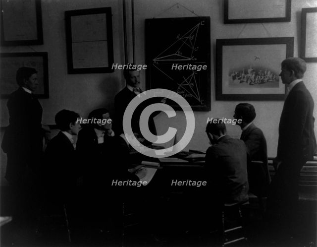 Washington, D.C. Public Schools- classroom scenes and school activities, (1899?). Creator: Frances Benjamin Johnston.