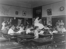 Washington, D.C. Public Schools - classroom scenes and school activities, (1899?). Creator: Frances Benjamin Johnston