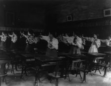 Washington, D.C. Public Schools - classroom scenes and school activities, (1899?). Creator: Frances Benjamin Johnston