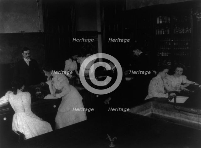 Washington, D.C. Public Schools - classroom scenes and school activities, (1899?). Creator: Frances Benjamin Johnston.