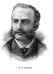 Washington E Connor, partner and broker of the Jay Gould stochbroking firm, 1885