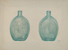 Washington Eagle Flask, c. 1942. Creator: V. L. Vance