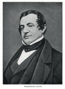 Washington Irving, American author, 20th century