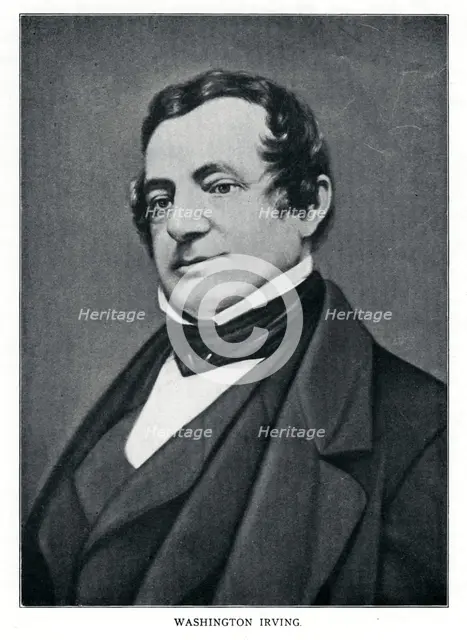 Washington Irving, American author, 20th century. Artist: Unknown