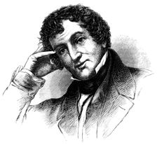 Washington Irving, American author, (c1880)